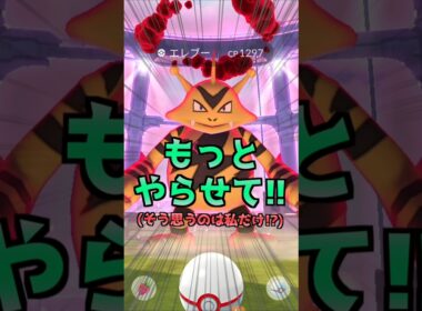 ダイマックスエレブー１１戦♪色違いを狙ったら涙の結果に!!【ポケモンGO】