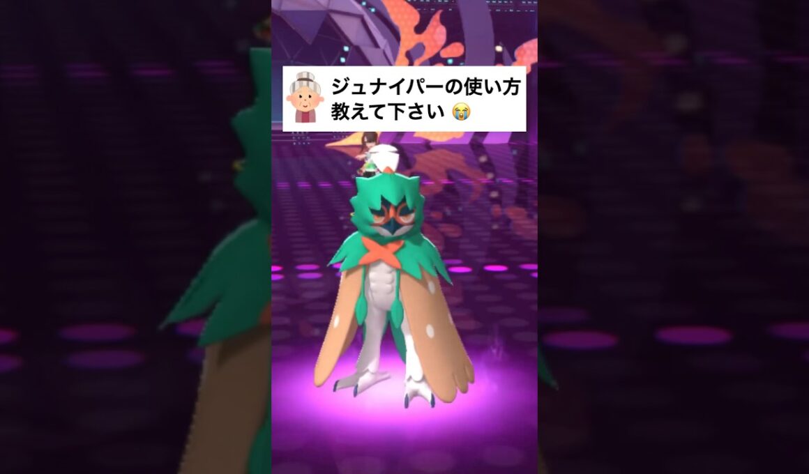 ジュナイパーの使い方を教えて下さい😭