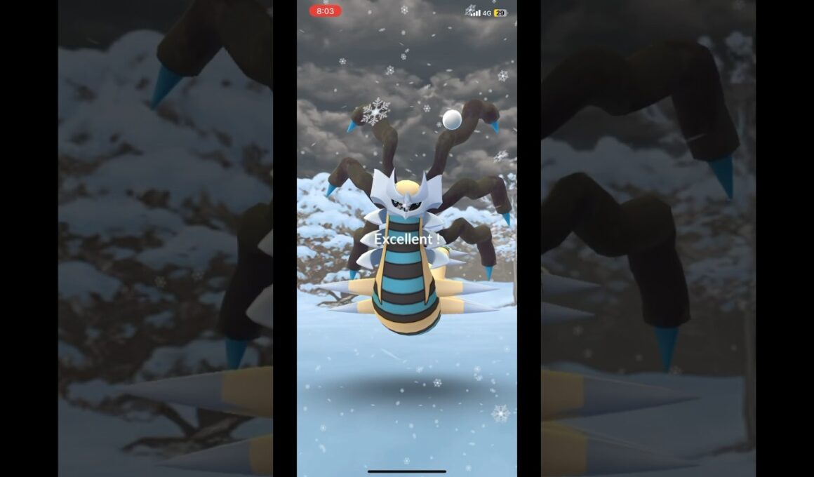 【ポケモンGO】ギラティナオリジン色違い来たー！個体値は？#ポケモンgo #pokemongo #pokémongo
