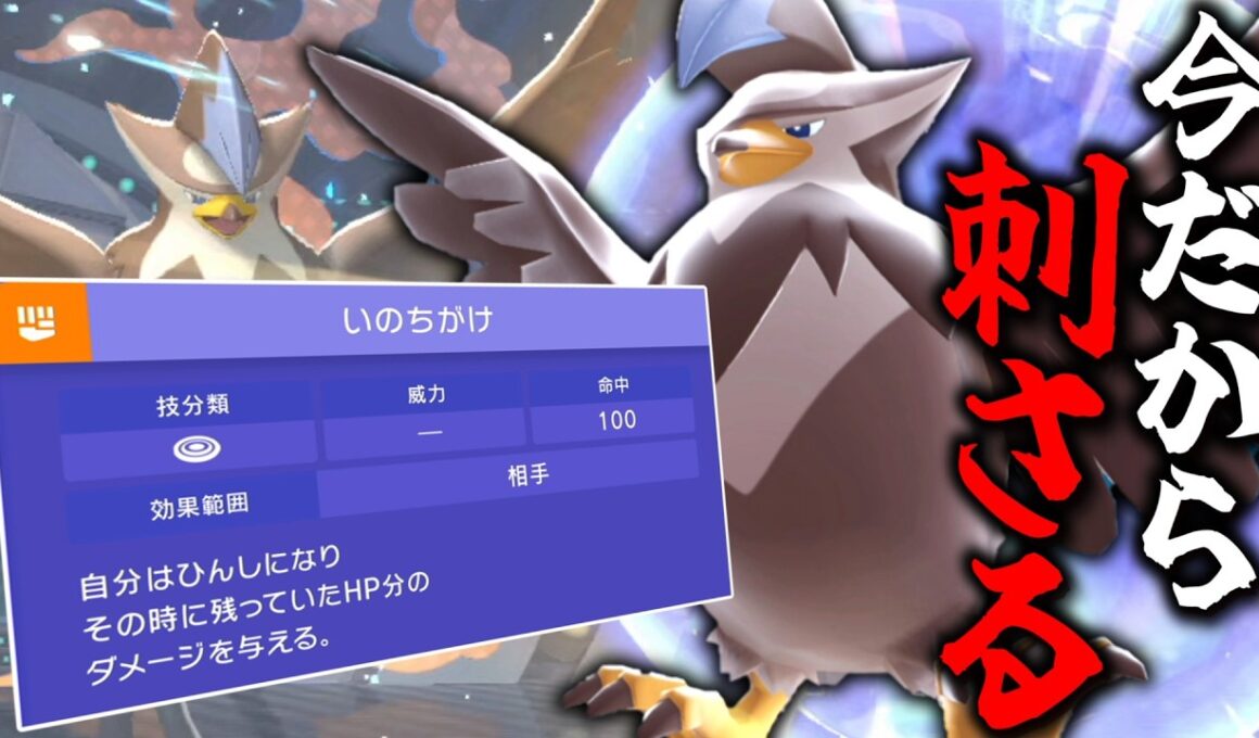 今だからこそ刺さるいのちがけ型の「ムクホーク」で相討ちしたい。【ゆっくり実況】【ポケモンチャンピオンズ】