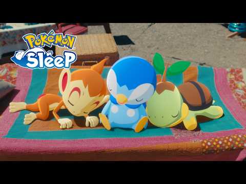 【公式】『Pokémon Sleep』もうすぐ3周年！ナエトル・ヒコザル・ポッチャマが登場！