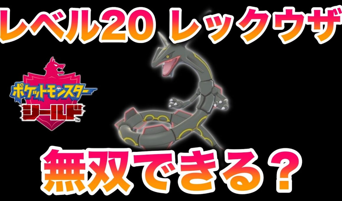 【検証】レベル20色違いレックウザ1匹でストーリーは無双できる？【ポケモン剣盾/冠の雪原/DLC】