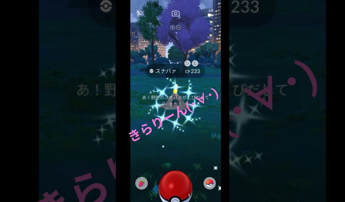 【ポケモンGO】スナバァ色違い初ゲット🤩 #ポケモンgo #pokemongo #スナバァ #色違い #図鑑登録
