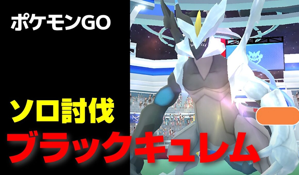 ブラックキュレムのソロ討伐・星5レイド【ポケモンGO】