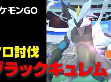 ブラックキュレムのソロ討伐・星5レイド【ポケモンGO】