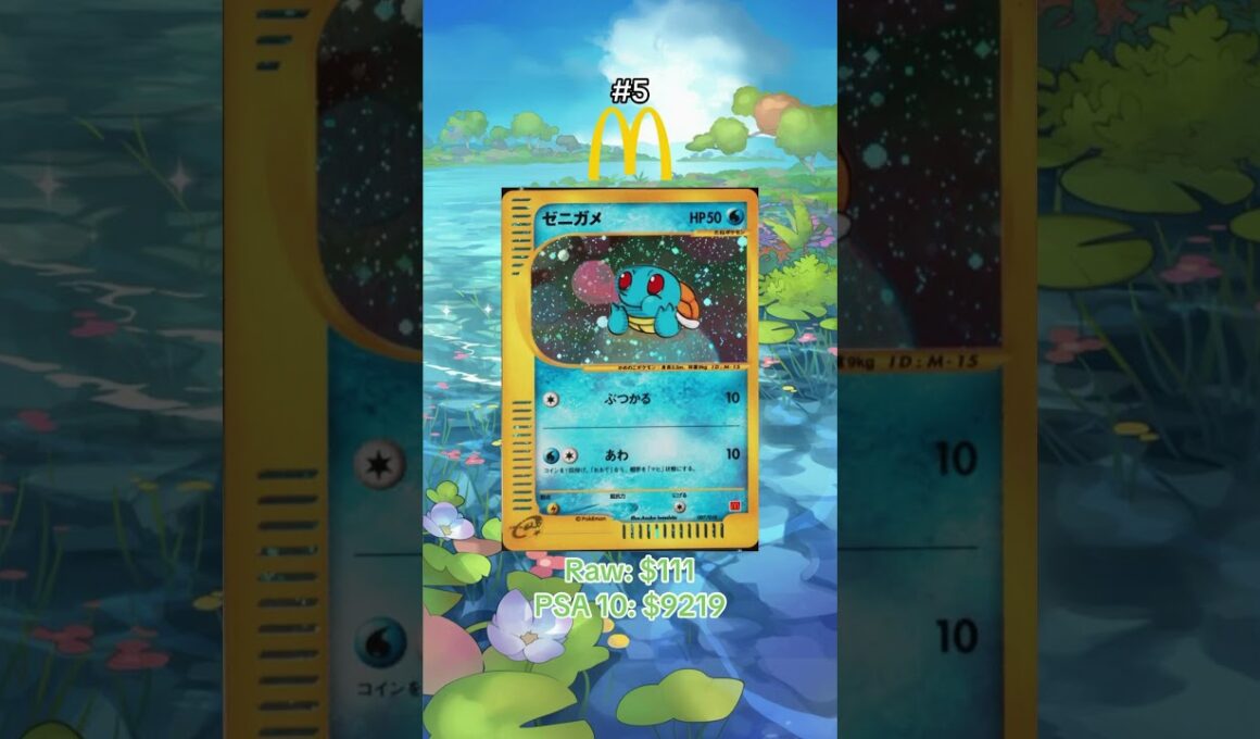 Top 10 Most Expensive Squirtle Cards