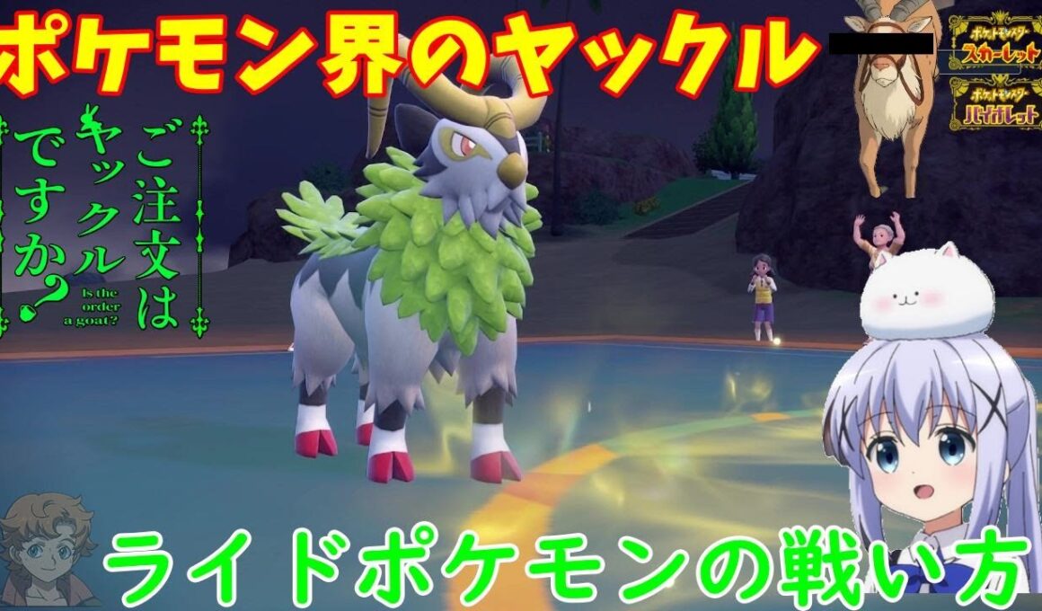 【ポケモンSV】ご注文はポケモン界のヤックルですか？【ゴーゴート】