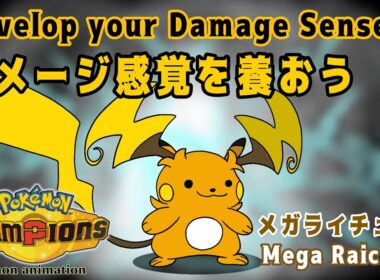【ポケモンチャンピオンズ】ダメージ感覚を養おう！：メガライチュウY編