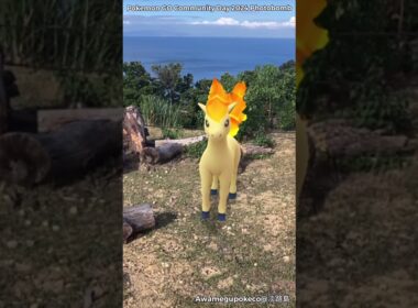ポニータ｜Ponyta【ポケモンGO】PoKeMoN GO AR｜AR動画｜NianticAR｜GOsnapshot｜gophotobomb