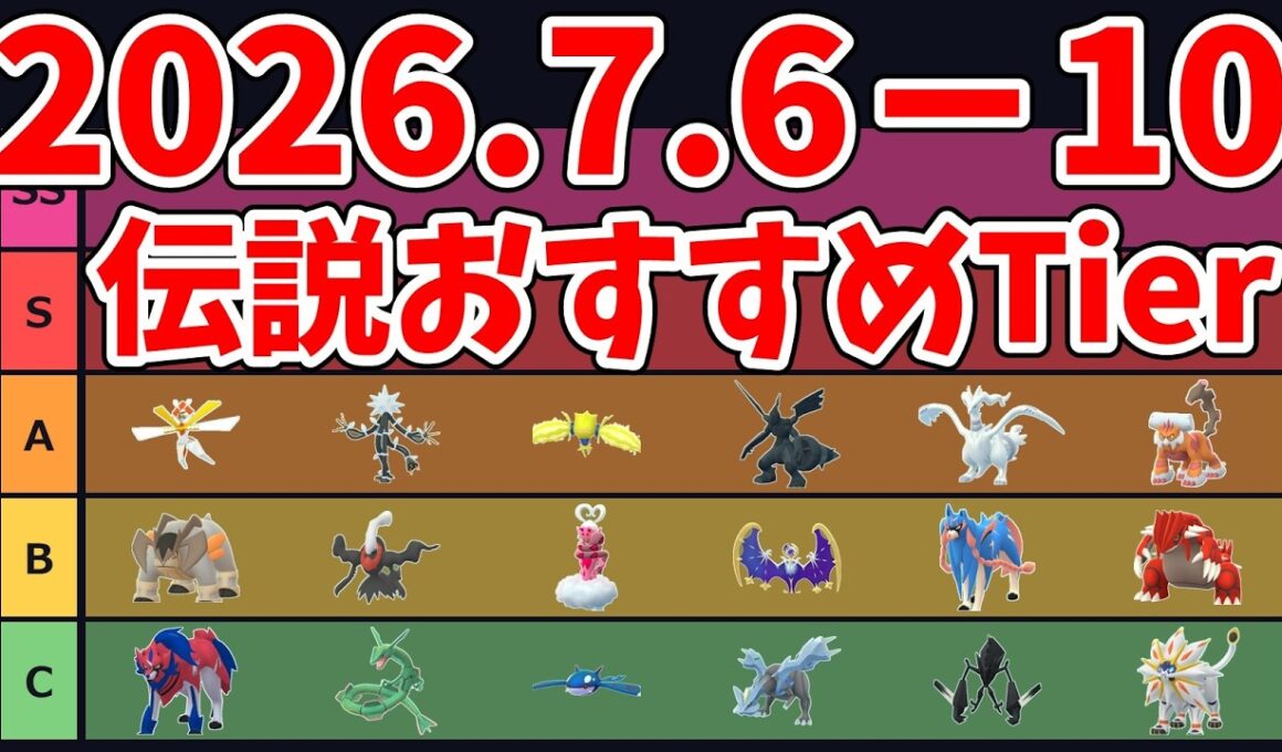 【ポケモンGO】大いなる軌跡 伝説レイドおすすめ優先度｜ザシアンけんのおう初復刻#ポケモンgo
