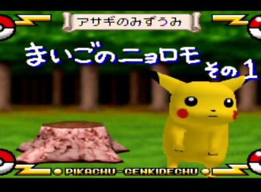 ピカチュウとまいごのニョロモです！p１０＜ピカチュウげんきでちゅう＞
