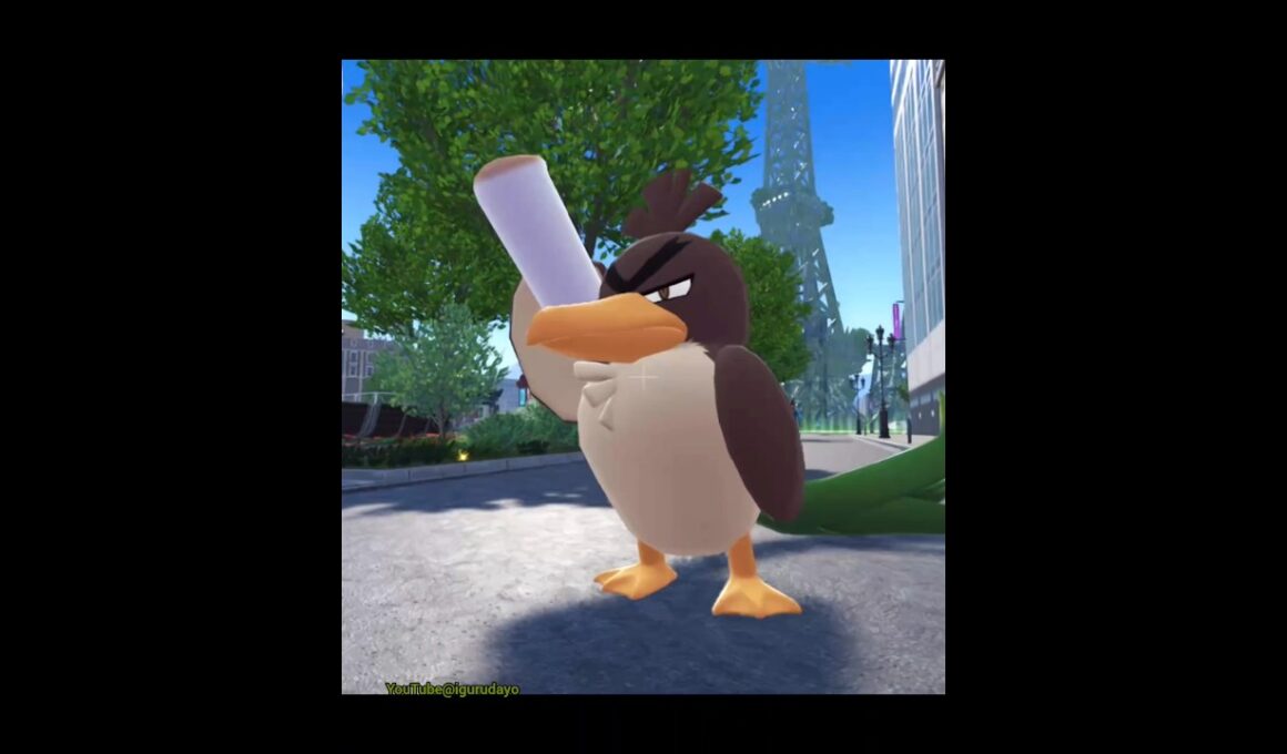 カモネギ🦆🎶Galarian Farfetch'd #ポケモンza #pokemonlegendsza #pokemon