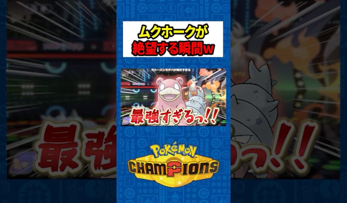 【脳汁崩壊】メガムクホークを絶望させる、メガヤドランのインファイト「17ダメージ」の要塞化がヤバすぎるｗｗ