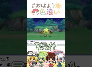☀️目つきが鋭い！推しポケ、色違いネイティ👁️✨2026年7月5日 #おはよう色違い #おは色 #ポケモン