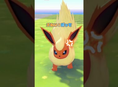 ブラッキーとブースターがケンカしちゃった！？