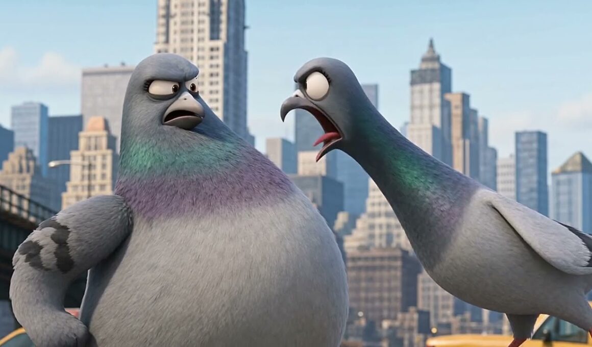 Pigeon Noms Her Friend (Vore AI Animation