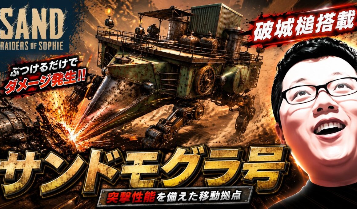 【SAND】ぶつかるだけでダメージが出る「サンドモグラ号」【shomaru7/SAND: Raiders of Sophie#17】