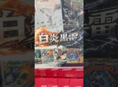 【#ポケカ】レシラム・ゼクロムのＭＵＲが４枚も入ってるオリパを開封 #ポケモンカード