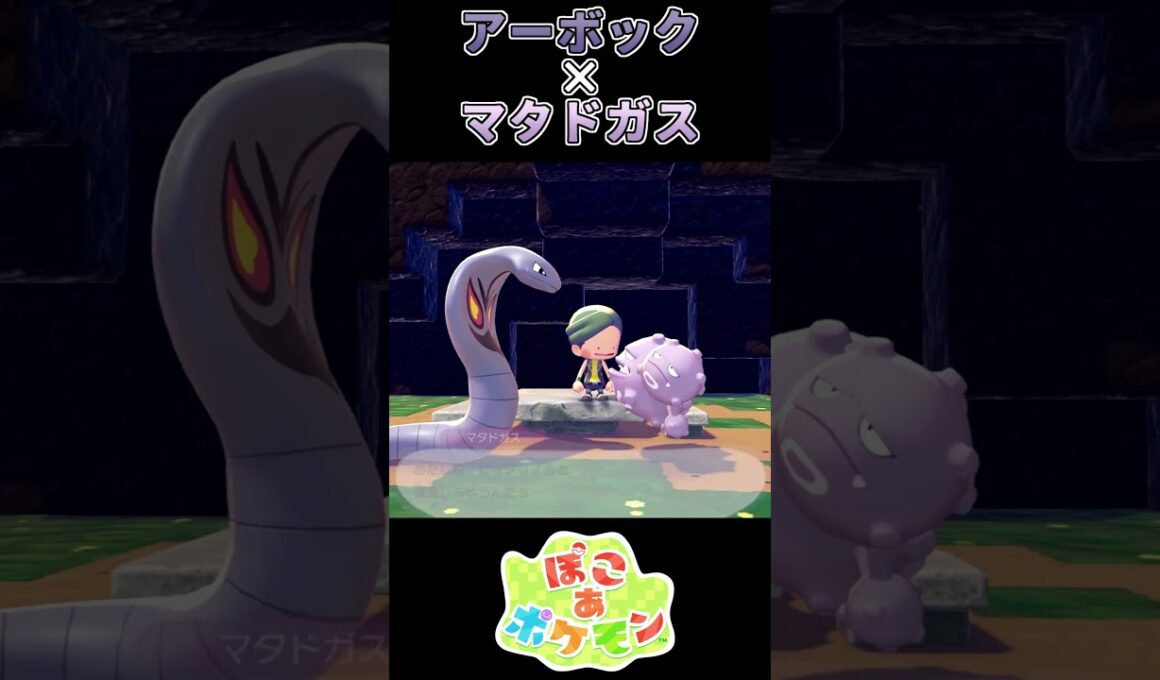 【ぽこあポケモン】脅かしに命を懸けるアーボック【ポケモン】