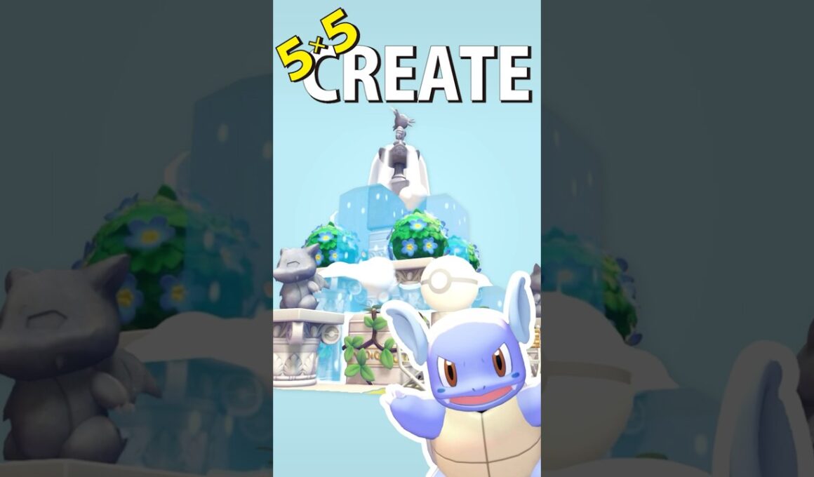 55クリエイト Vol.024-カメール編-【ぽこ あ ポケモン】#ぽこあポケモン #ポケモン #pokopia #55クリエイト #建築 #shorts