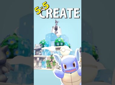 55クリエイト Vol.024-カメール編-【ぽこ あ ポケモン】#ぽこあポケモン #ポケモン #pokopia #55クリエイト #建築 #shorts