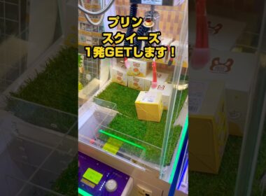 絶対オススメ！プリンのスクイーズ1発GETと開封します🍮#shorts