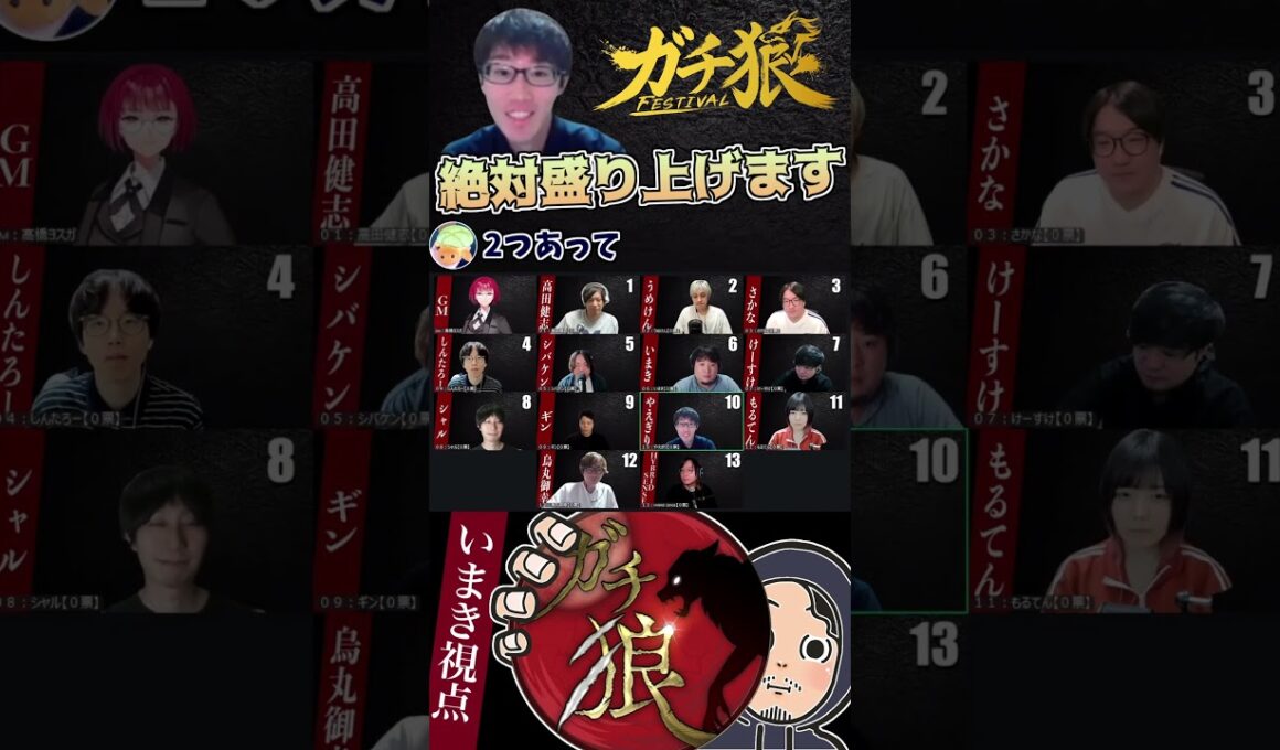 #ガチ狼　絶対に盛り上げるやえぎり