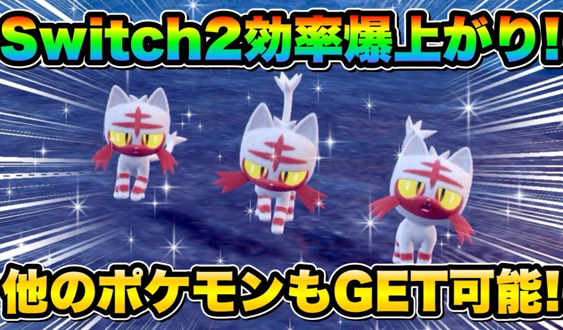【ポケモンsv厳選】Switch2で厳選効率UP!! 色違いニャビーの効率的な入手方法！