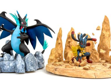 【まとめて解説】メガリザードン xとメガルカリオのフィギュアを粘土で作る