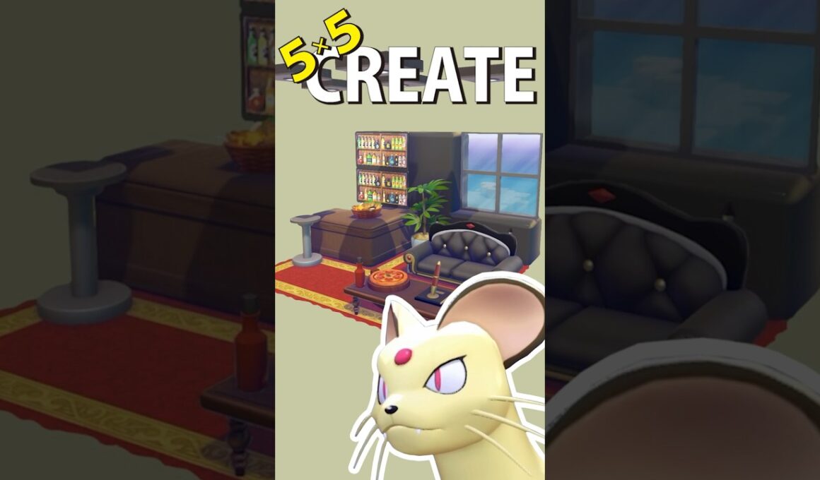55クリエイト Vol.005-ペルシアン編-【ぽこ あ ポケモン】#ぽこあポケモン #ポケモン #pokopia #55クリエイト #建築 #shorts