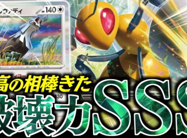 【ん？】まさかのボール20枚採用？？？手札消費が激しい『スピアーex』と『シルヴァディ』の相性がめっちゃよかった！！！【vsメガルカリオ】