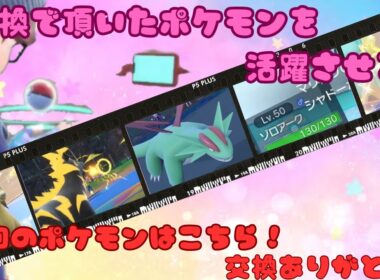 頂いたポケモンを活躍させる！ （ゼブライカ グラエナ ボーマンダ ゾロアーク アシレーヌ編）
