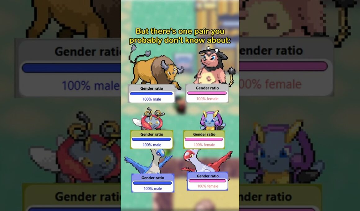 Pokémon's cancelled gendered pairing #pokemon