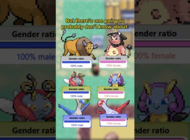 Pokémon's cancelled gendered pairing #pokemon