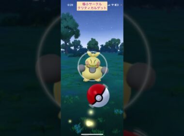 【難易度低・低】クズモー・マクノシタ極小サークルクリティカルゲット【ポケモンGO】