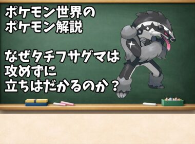 0862 なぜタチフサグマは攻めずに立ちはだかるのか？