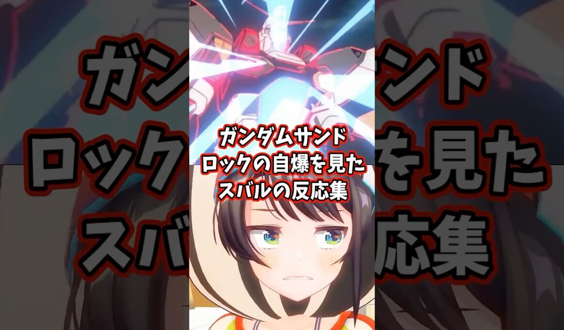 ガンダムサンドロックの自爆を見たスバルの反応集 【ホロライブ/大空スバル/新機動戦記ガンダムW】 #ガンダム #hololive #大空スバル