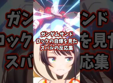 ガンダムサンドロックの自爆を見たスバルの反応集 【ホロライブ/大空スバル/新機動戦記ガンダムW】 #ガンダム #hololive #大空スバル