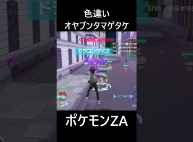色違いオヤブンタマゲタケ ポケモンレジェンズZA M次元ラッシュ Pokémon LEGENDS Z-A Mega Dimension #shorts #ポケモン #ポケモンza