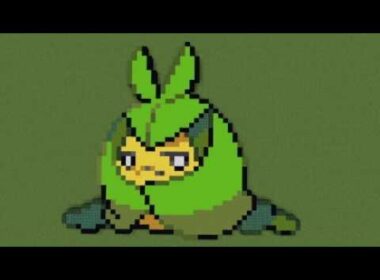 ［マイクラ］黙々とクルマユを作る［ポケモンドット絵］