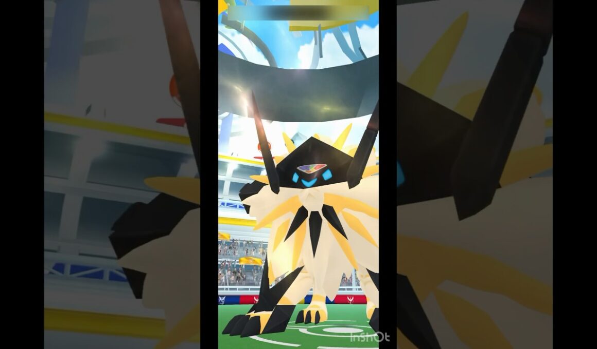 伝説レイドバトル「 ネクロズマ（ たそがれのたてがみ ） 」【 ポケモンgo 】 ソルガレオ合体！こちらもカッコイイ！ #ポケモン #pokemon #ポケモンgo #pokemon #ネクロズマ