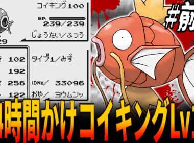 【初代ポケモン】30年間隠された『はねる』だけのコイキングの真の可能性！『ただのコイキング一匹』で全ジムリーダー＆ポケモンリーグ制覇は可能か？前編/ポケットモンスター/ポケモン/Pokémon