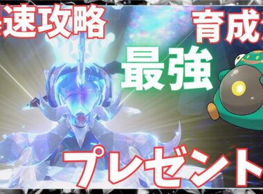 【配布】最強ﾋｽｲダイケンキレイド爆速の立ち回り！攻略ポケモン、贈ります！【ポケモンSV】