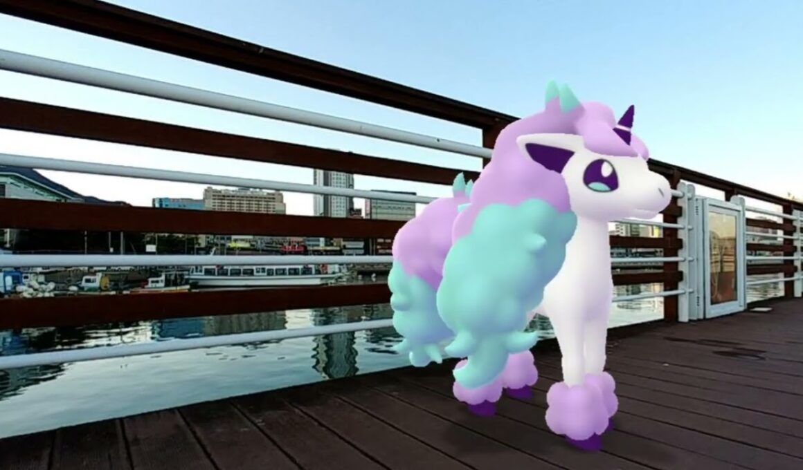 [GO Snapshot Slideshow] 가라르 포니타 ( Galarian Ponyta ) ガラルポニータ ( 小火馬 )