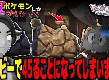 【抜きポケ】ホルビーで強制的に45ることになりました。もう立ち上がれません。二つの意味で。【ポケモンZA】（抜いたポケモンしか使えないポケモンZA）