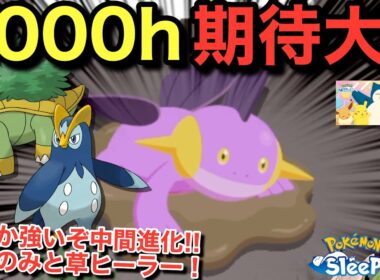 ポッタイシとハヤシガメの2000時間リボン、結構ガチ🎀【ポケモンスリープ】【もうすぐ3周年キャンペーン】無課金リサーチ1084/1069日目