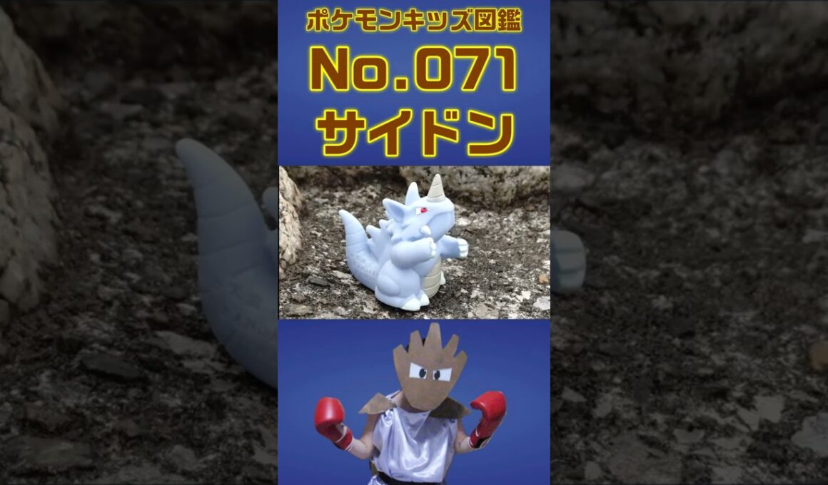 ポケモン実体図鑑No 071サイドン #ポケモンキッズ#サイドン