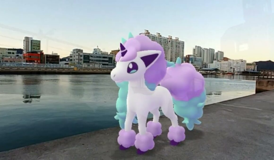 [GO Snapshot Slideshow] 가라르 포니타 ( Galarian Ponyta ) ガラルポニータ ( 小火馬 )