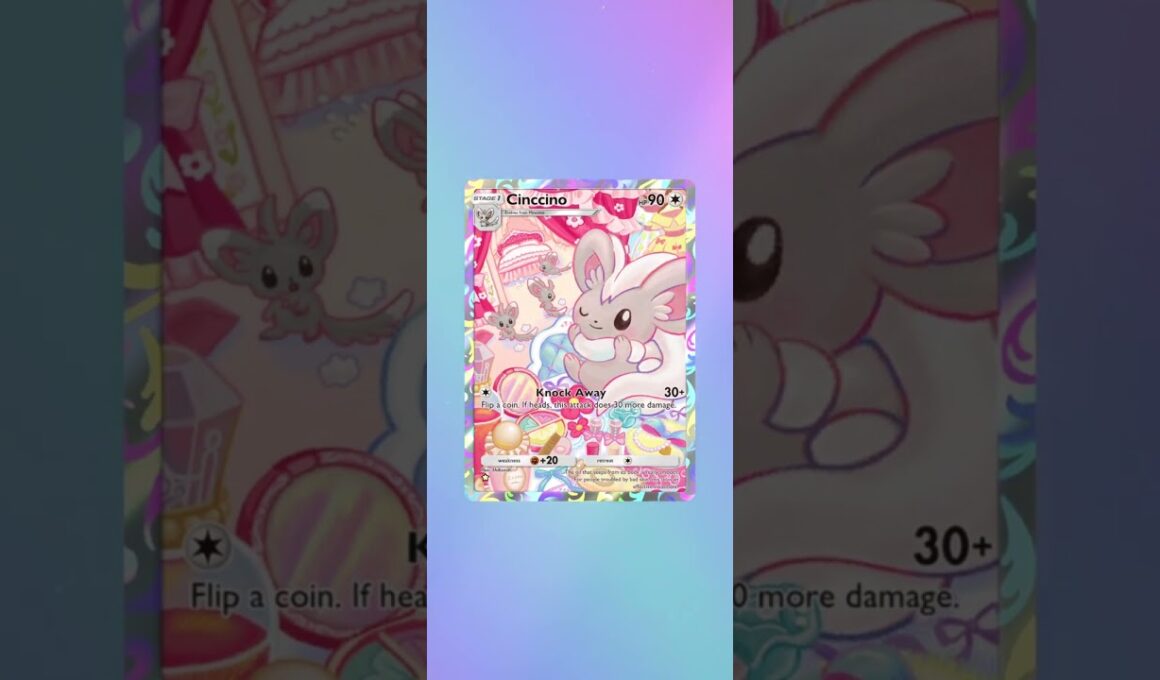#fullart #minccino #チラーミィ #pokemoncards #pokemontcg #ポケポケ #ポケモン #PokemonTCGPocket
