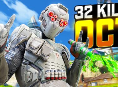 INSANE Octane 32 KILLS and 7,400 Damage Apex Legends